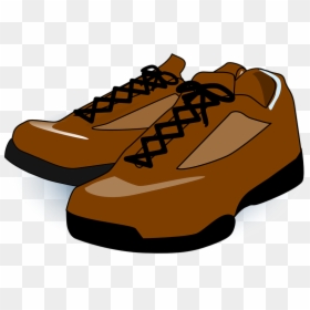 Shoes, Sneakers, Trainers, Brown, Trekking, Walking - Tennis Shoe Clipart Shoes, HD Png Download - shoes vector png