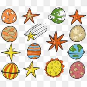 Stars, Planets, Space, The Sky, The Galaxy, Fantasy - Estrellas Y Planetas Png, Transparent Png - sky vector png