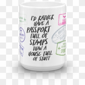 Coffee Cup, HD Png Download - travel stamp png