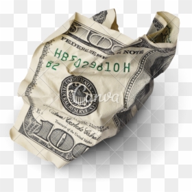 Transparent Money Stack Clipart, HD Png Download - 10 dollar bill png