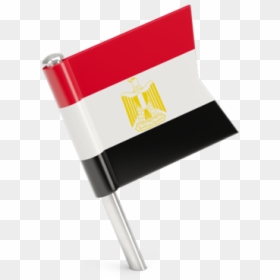Square Flag Pin - Egypt Flag Pin Png, Transparent Png - egypt flag png