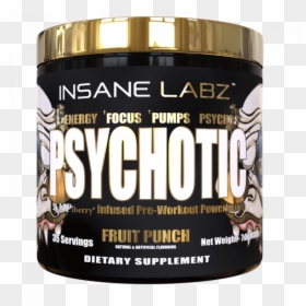 Psychotic Gold Pre Workout, HD Png Download - insane png