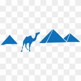 Pyramids Of Giza Clip Arts - Pyramids Of Giza Logo, HD Png Download - egypt flag png