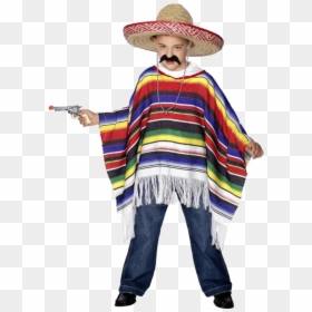 Mexican Costume For Kids, HD Png Download - mexican poncho png