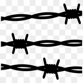 Transparent Barb Wire Fence Png, Png Download - barbed wire vector png