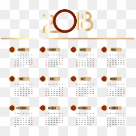 2018 Calendar Png, Transparent Png - blank calendar png