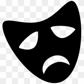 Theater Mask - Caras De Teatro Por Separado, HD Png Download - theater mask png