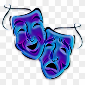 Transparent Theater Masks Png - Stickers Png Theatre, Png Download - theater mask png
