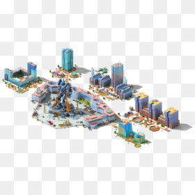 Megapolis Wiki - Cityscape, HD Png Download - giant robot png