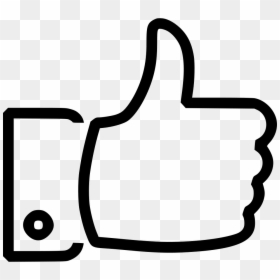 Vector Library Like Thumb Thumbup Agree Admit Svg Png - Like Button Transparent Youtube, Png Download - thumbs up vector png