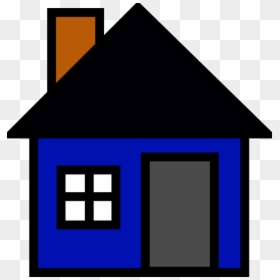 Blue House Svg Clip Arts - House Clip Art, HD Png Download - house .png