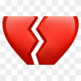 Broken Heart Emoji From Iphone Clipart , Png Download - Iphone Broken Hearted Emoji, Transparent Png - heartbreak emoji png