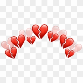 Broken Heart Picsart, HD Png Download - heartbreak emoji png