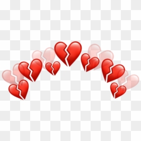 Transparent Heartbreak Emoji Png - We Heart, Png Download - vhv