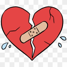 How To Draw Broken Heart - Broken Heart Easy To Drawing, HD Png Download - heartbreak emoji png