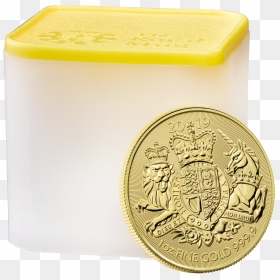 The Queen"s Beasts 2018 The Unicorn 1 Oz Gold Ten Coin - Royal Mint Coin Tube, HD Png Download - 2018 gold png