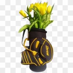 Golf Bag Wine Bottle Cooler Replica Of A Charming Golf - Bouquet, HD Png Download - golf bag png