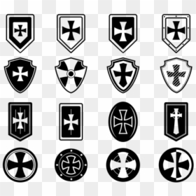 Templar Shield Icons - Icon, HD Png Download - shield shape png