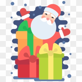 Transparent Santa Beard Clipart - Santa Claus, HD Png Download - santa reindeer png