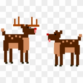 Vertebrate,deer,reindeer - Icon, HD Png Download - reindeer clipart png