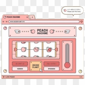 #aesthetic #cute #kawaii #popup #window #box #freetoedit - Iphone Wallpaper Peach Aesthetic, HD Png Download - window box png