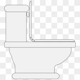 Toilet Seat Open Svg Clip Arts - Toilet Clip Art, HD Png Download - toilet clipart png