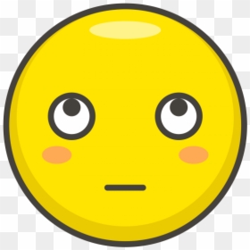 Face With Rolling Eyes - Smiley, HD Png Download - roll png