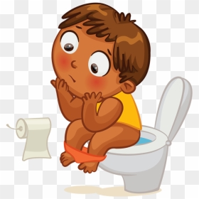 Clip Art - Kid - Potty/toilet - Clock Time - Pinterest - Toilet Clipart Kids, HD Png Download - toilet clipart png