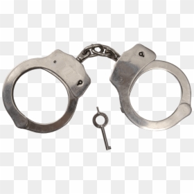 Classic Metal Handcuffs Png - Transparent Background Police Handcuffs Png, Png Download - open handcuffs png
