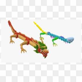 Colorful Chinese Dragon Rigged Royalty-free 3d Model - Animal Figure, HD Png Download - asian dragon png