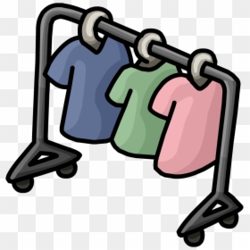 Thumb Image - Clothes On Hanger Cartoon, HD Png Download - cartoon shirt png