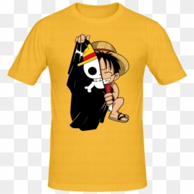 One Piece Luffy Flag, HD Png Download - cartoon shirt png