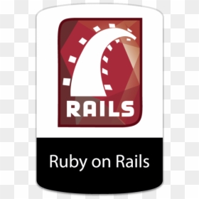 Ruby Transparent Rail Logo - Ruby On Rails Angularjs, HD Png Download - rail png