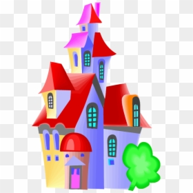 Fairytale Castle - Castillos Animados De Colores, HD Png Download - fairytale png