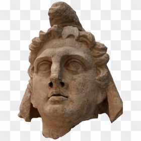 Mithra Head - Statue, HD Png Download - statue head png