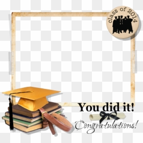 Transparent Graduation Frame Png - Graduation Background Design Png, Png Download - graduation frame png