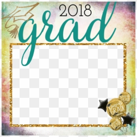Graduation Frame Pictureframe Grad Graduate Graduationday - Poster, HD Png Download - graduation frame png