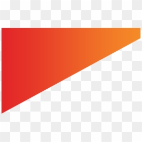 Orange Gradient Triangle - Red Png Design, Transparent Png - red gradient png