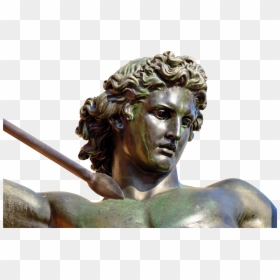 Escultura Romana Bronce Png, Transparent Png - statue head png