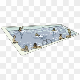 Swimming Pool Clipart Kid - Swimming Pool Clipart, HD Png Download - swimming clipart png