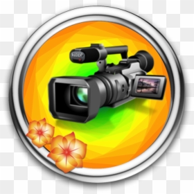 Video Production Logo 3d, HD Png Download - camera recording screen png