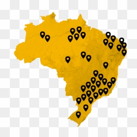 Brazil Poverty Rates Map, HD Png Download - moño de luto png