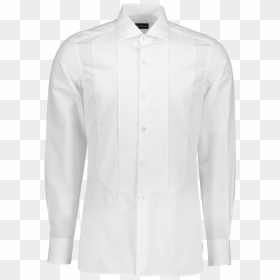 Long Sleeve Formal Shirt Pleat White, HD Png Download - long sleeve shirt png