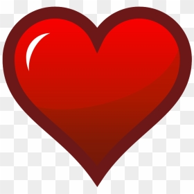 Red Heart Icon Dark Border - Red Heart Icon Png, Transparent Png - valentines border png