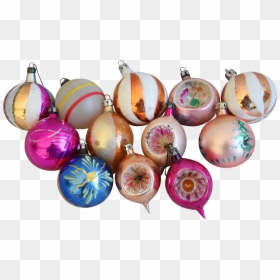 Transparent Vintage Christmas Ornaments Clipart, HD Png Download - holiday ornaments png