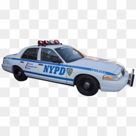 Land Car,ford Crown Victoria,motor Vehicle,police,law - Nypd Car Png, Transparent Png - police light png