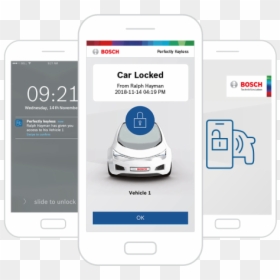 Automatic Locking - Bosch App, HD Png Download - slide to unlock png