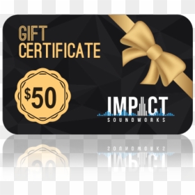 Sample Gift Certificate, HD Png Download - gift certificate png