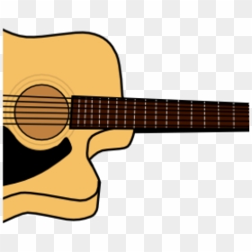 Clip Art Acoustic Animation Clip Art - Acoustic Guitar Clip Art, HD Png Download - cartoon guitar png