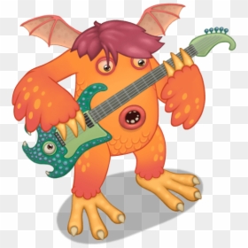 Riff Playing Guitar Clip Arts - My Singing Monsters Riff, HD Png Download - cartoon guitar png